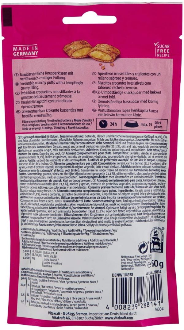 Vitakraft nsnack Crispy Crunch, Geflügel, 1x 60g – Bild 4