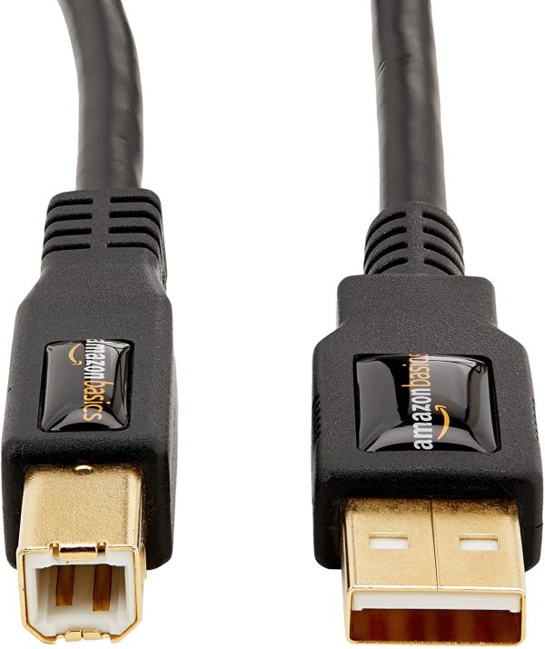 , USB-2.0-Kabel, Typ A auf Typ B, mit vergoldeten Anschlüssen, 3 Meter – Bild 5