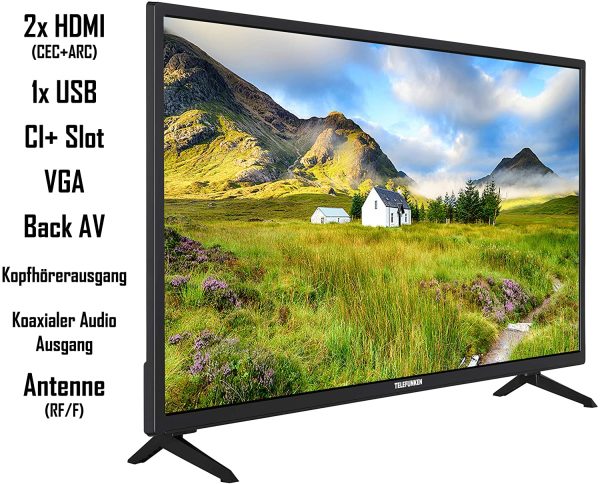 XH24J101 60 cm / 24 Zoll Fernseher (HD ready, Triple-Tuner) [Modelljahr 2021], schwarz – Bild 5