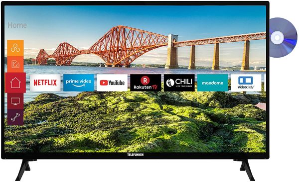 XH24J501VD 24 Zoll Fernseher (Smart TV inkl. Prime Video / Netflix / YouTube, HD ready, DVD-Player, 12 Volt, Works with Alexa, Triple-Tuner) [Modelljahr 2021] – Bild 5