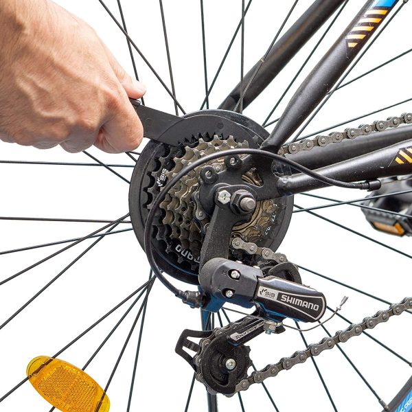 Reinigungsbürste, Fahrrad-Kette & Motorrad-Kette reinigen, Kettenreinigungsgerät zur regelmäßigen Pflege von Kette, Schaltung, Zahnkranz, robuste Nylon Borsten, Ritzelbürste, Kettenreinigung Motorrad – Bild 9