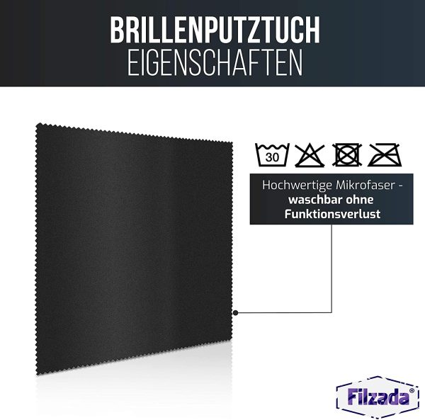 ® 12x Brillenputztuch Microfaser 20 x 20 cm - Fusselfreie Brillenputztücher In Optikerqualität - Auch Als Objektivtuch Oder Displaytuch – Bild 2