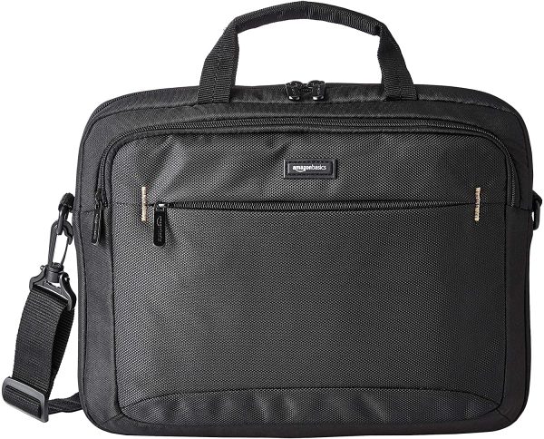 '- kompakte Laptoptasche, Umhängetasche/Tragetasche mit Taschen zur Aufbewahrung von Zubehör, für Laptops bis zu 14 Zoll (35,6 cm), Schwarz, 1 Stück – Bild 2